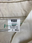 Vintage Levis Jeans 951 Orange Tab Relaxed Fit Tapered Leg Damen Sandfarben (8 MED) M