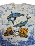 90s AOP Souvenir Shirt "Hurghada - Egypt" Grau L