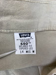 Vintage Levis Jeans 550 Relaxed Fit Tapered Leg Damen Sandfarben(14 MIS) M - L