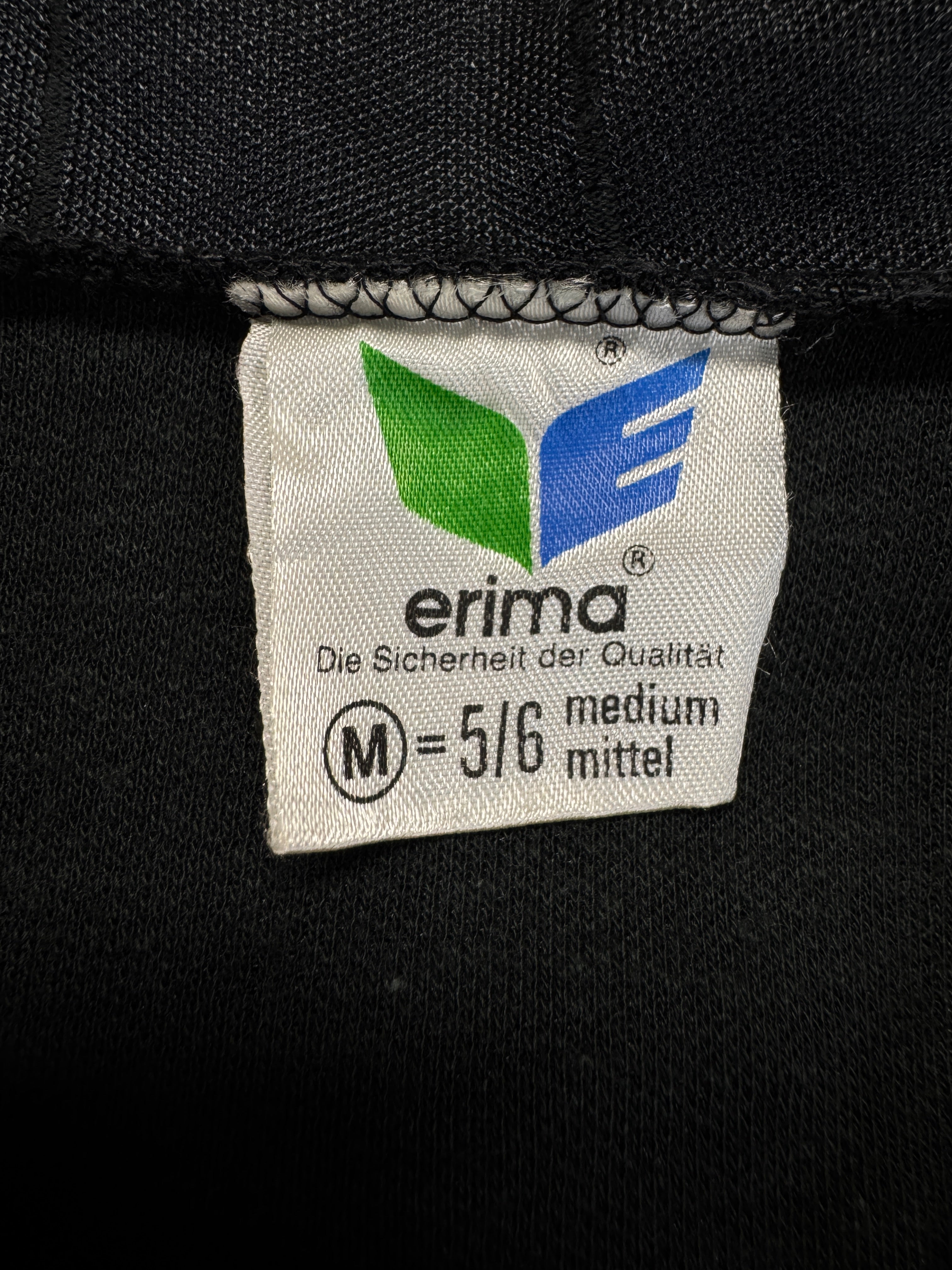 80s Erima Schiedsrichter Trikot Made In West Germany Schwarz