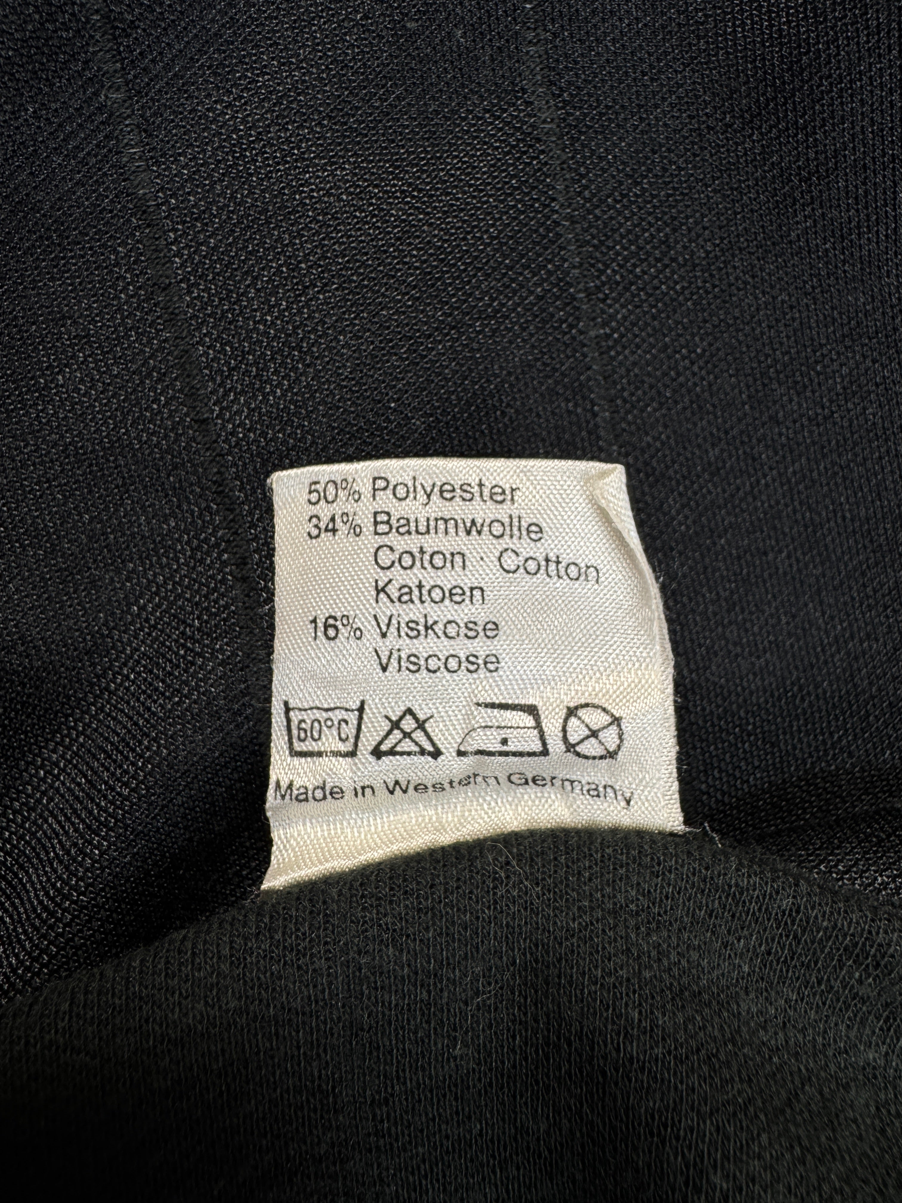 80s Erima Schiedsrichter Trikot Made In West Germany Schwarz