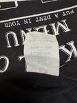 90s Prairie Mountain Souvenir Shirt "Roadkill Café - You Kill ’Em We Grill ’Em" Single Stitch Made In USA Schwarz L