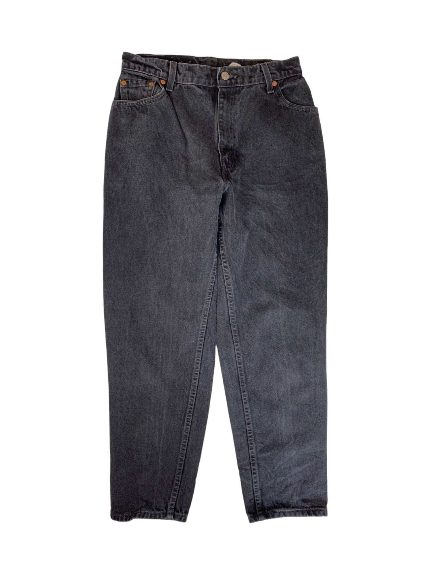 Vintage Levis Jeans 550 Relaxed Fit Tapered Leg Damen Grau (14 PET.) M