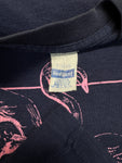 80s Healthknit Souvenir Shirt "Blank Park Zoo - Des Moines, Iowa" Single Stitch Made In USA Dunkelblau S