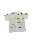 90s Art Unlimited AOP Souvenir Shirt "The Civil War" Made In USA Weiß XL