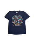 90s Wilson Souvenir Shirt "First Canadian Impressions - Vancouver" Made In Canada Single Stitch Dunkelblau L