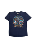 90s Wilson Souvenir Shirt "First Canadian Impressions - Vancouver" Made In Canada Single Stitch Dunkelblau L