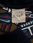 90s Wilson Souvenir Shirt "First Canadian Impressions - Vancouver" Made In Canada Single Stitch Dunkelblau L