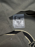 1996 EMI Souvenir Shirt "Paradise Ranch Buffalo, Wyoming" Made In USA Khaki L