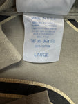 1996 EMI Souvenir Shirt "Paradise Ranch Buffalo, Wyoming" Made In USA Khaki L