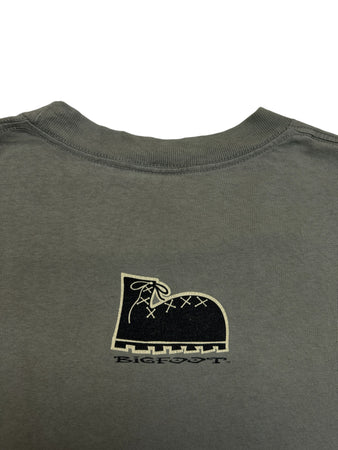 1996 EMI Souvenir Shirt "Paradise Ranch Buffalo, Wyoming" Made In USA Khaki L