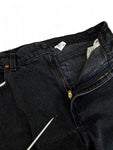 Vintage Levis Jeans 551 Relaxed Fit Tapered Leg Damen Schwarz (14 MED) L