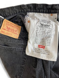 Vintage Levis Jeans 551 Relaxed Fit Tapered Leg Damen Schwarz (14 MED) L