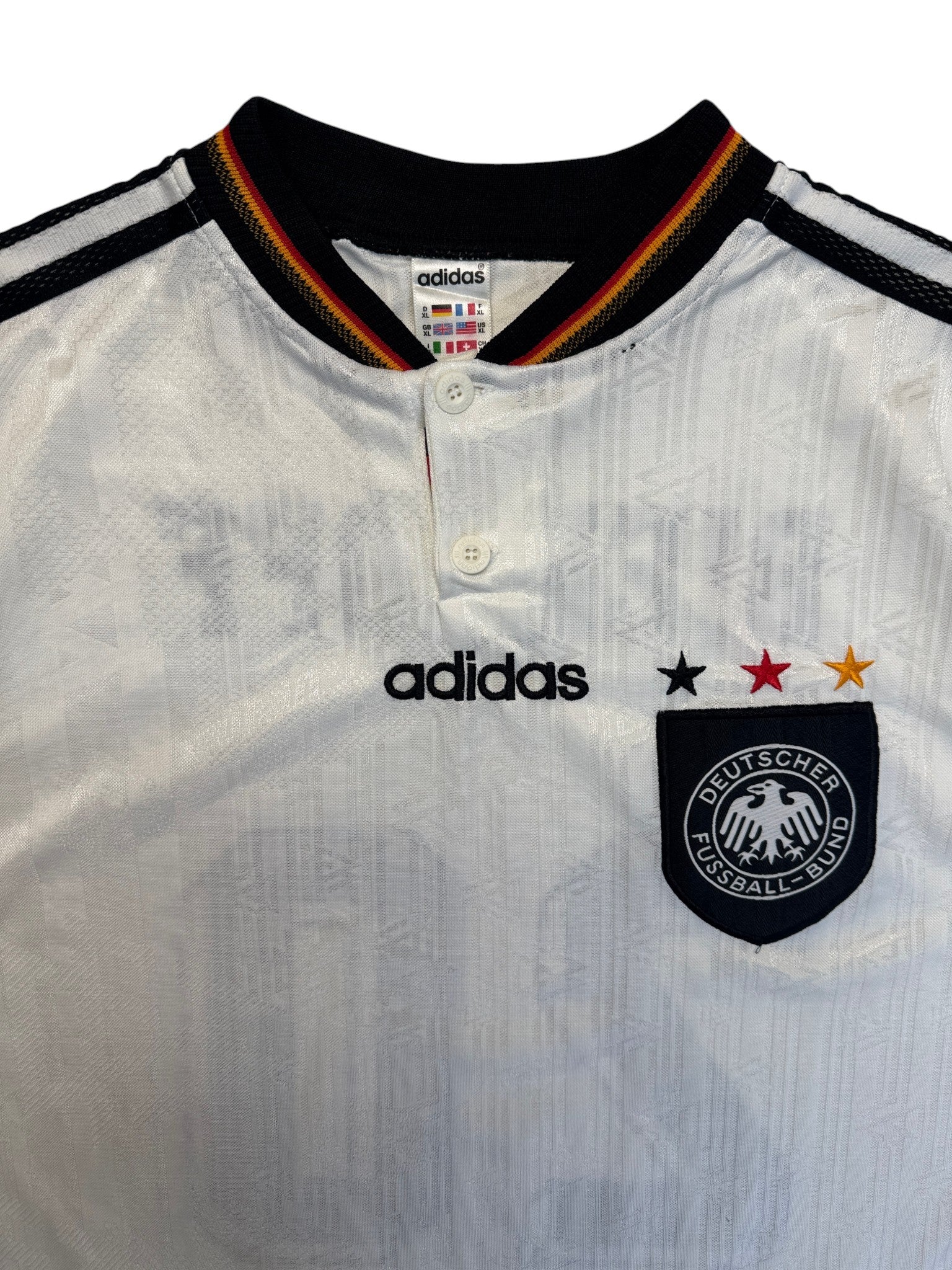 1994 Adidas Trikot DFB #20 Bierhoff Weiß