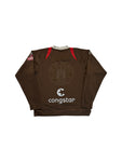2010/11 DoYouFootball Trainings Sweater St.Pauli Congstar Astra Braun L