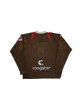 2010/11 DoYouFootball Trainings Sweater St.Pauli Congstar Astra Braun L