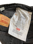 Vintage Levis Jeans 550 Relaxed Fit Tapered Leg Damen Schwarz(14 REG.) L