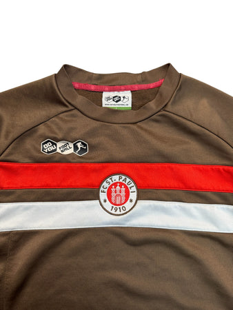 2009/10 DoYouFootball Trainings Sweater St. Pauli #9 Ebbers Braun L