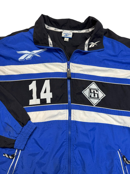 1999-2000 Reebok Sportjacke TuS Koblenz #14 Blau Schwarz L