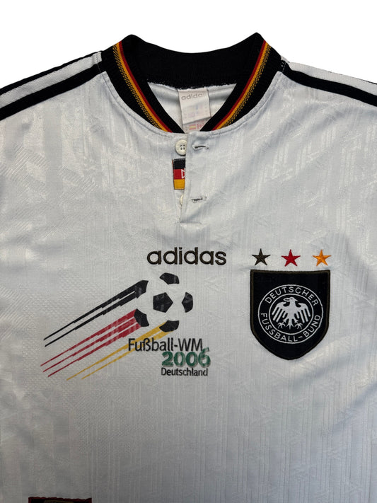 1996 Adidas Trikot DFB 2006 WM Made In Portugal Weiß