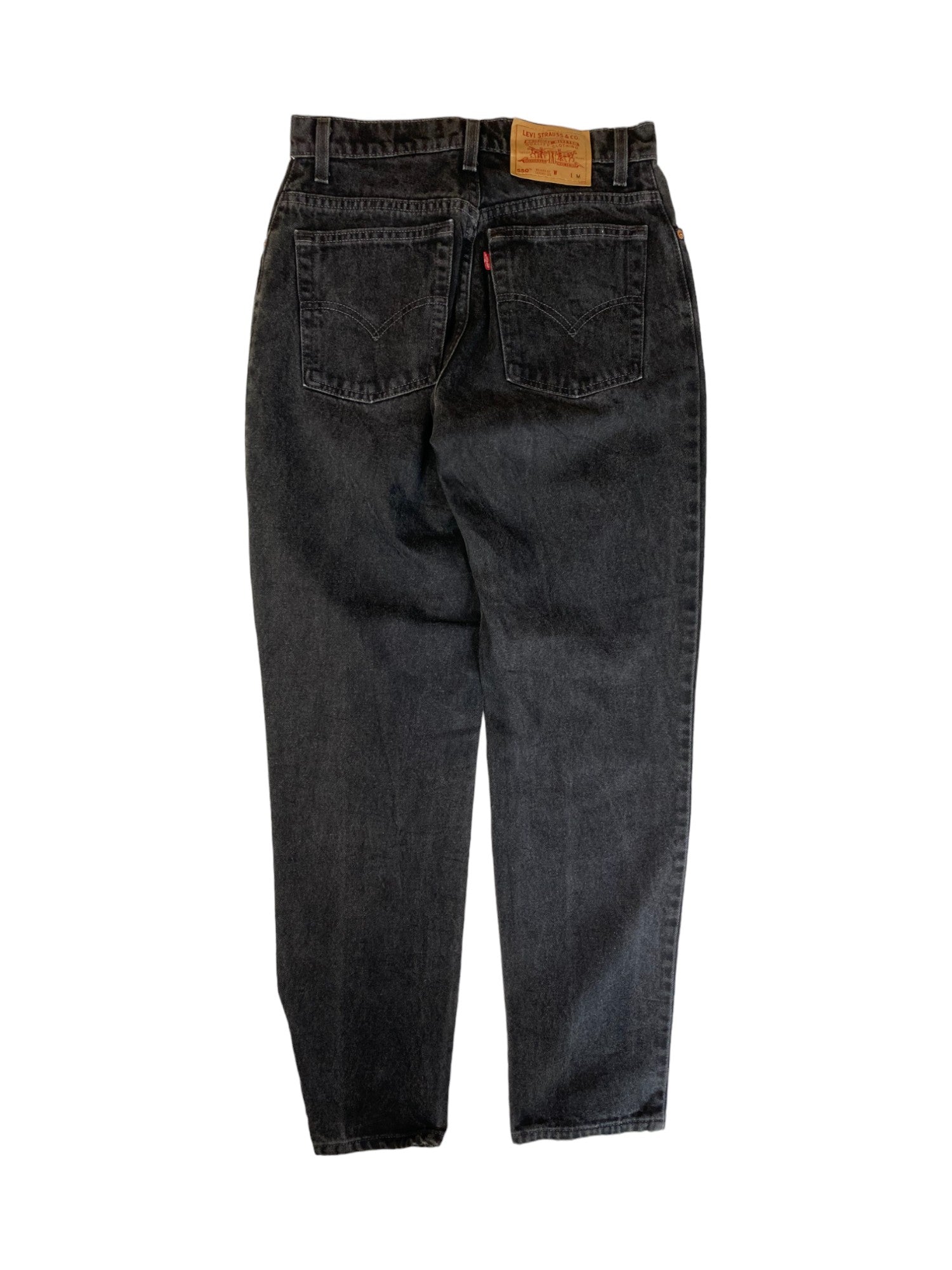 Vintage Levis Jeans 550 Relaxed Fit Tapered Leg Damen Schwarz (8 REG.) M