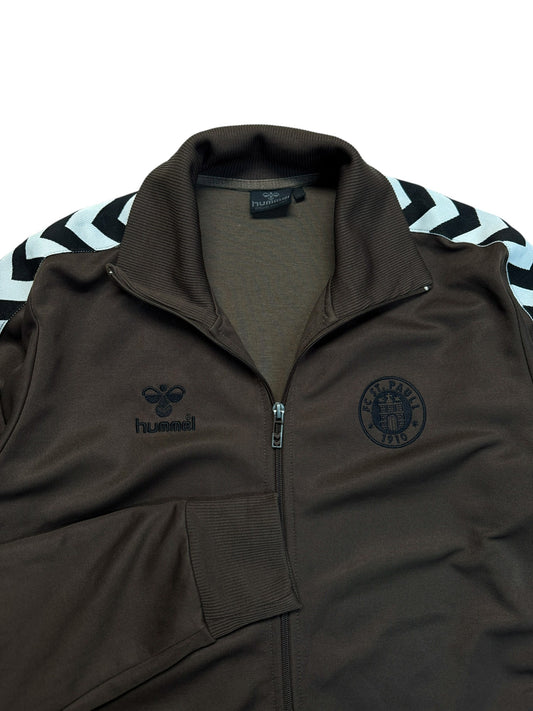 2015/16 FC St. Pauli Präsentationsjacke Hummel Braun L