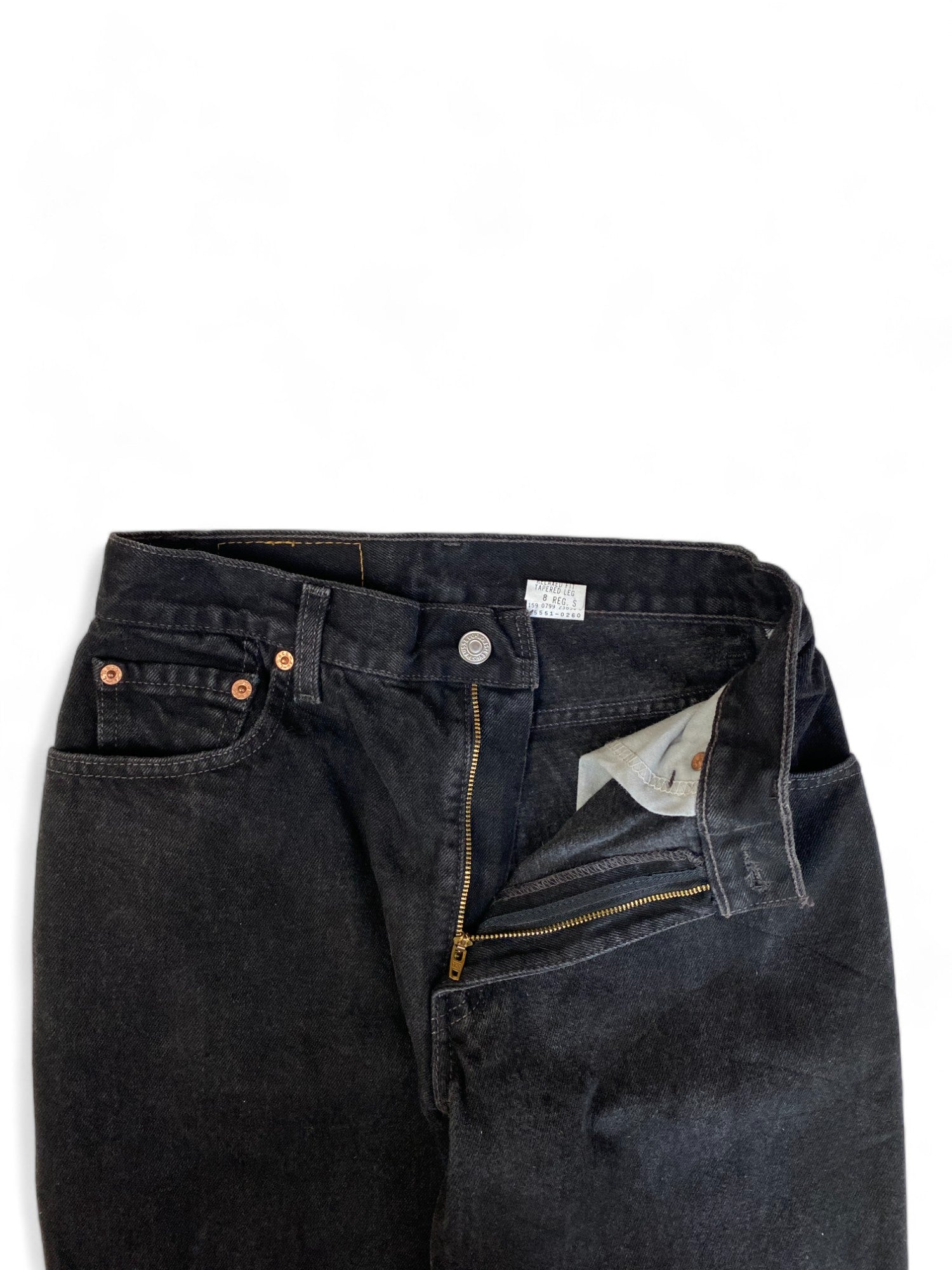 Vintage Levis Jeans 550 Relaxed Fit Tapered Leg Damen Blau (8 REG) S - M
