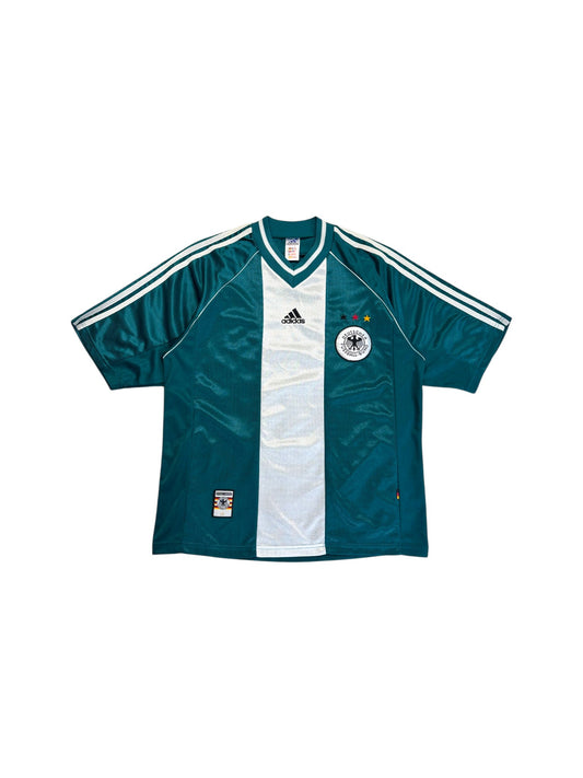 1998 Adidas Trikot DFB #10 Matthäus Made In Portugal Grün