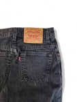 Vintage Levis Jeans 550 Relaxed Fit Tapered Leg Damen Schwarz S - M
