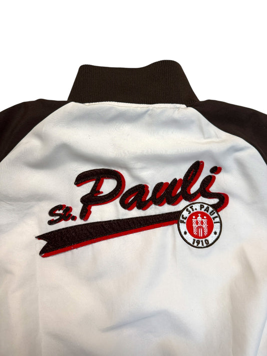 St. Pauli Trainingsjacke DoYouFootball Weiß Braun Kinder 152