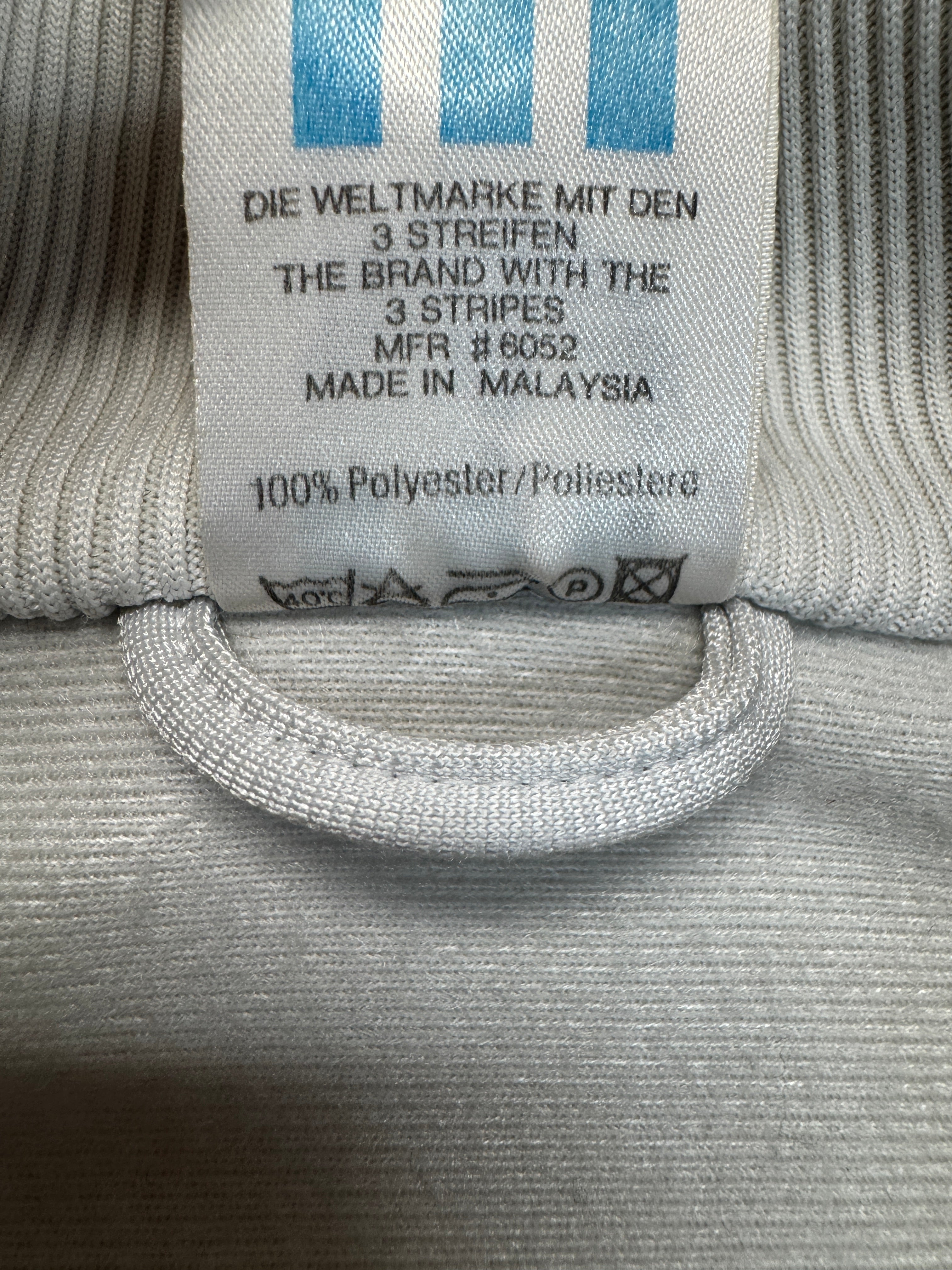 80s Adidas Trainingsjacke LBC Lichtenrader BC 25 Grau Rot D5 M