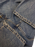 Vintage Levis Jeans 951 Orange Tab Relaxed Fit Tapered Leg Damen Blau (16 SHORT) L - XL