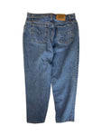 Vintage Levis Jeans 951 Orange Tab Relaxed Fit Tapered Leg Damen Blau (16 SHORT) L - XL