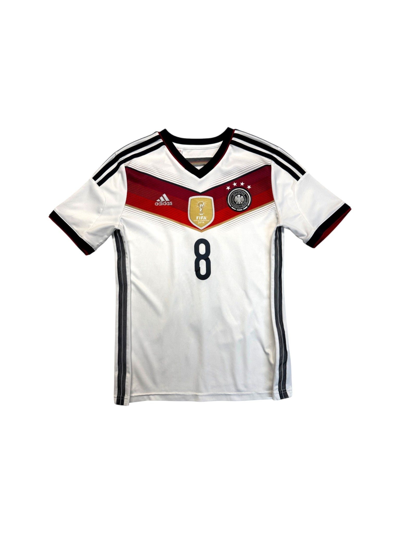2015 Adidas Trikot DFB #8 Lenz Weiß Kids Size 164