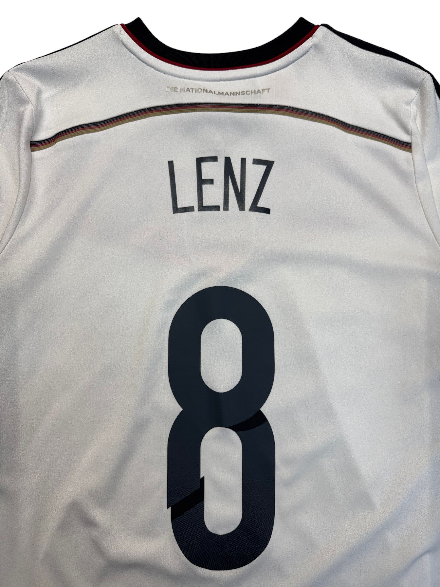 2015 Adidas Trikot DFB #8 Lenz Weiß Kids Size 164