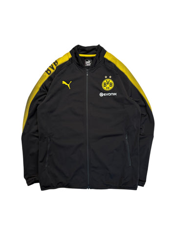 2017/18 Puma Trainingsjacke BVB Dortmund Evonik Schwarz Gelb XXL