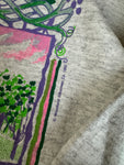 Vintage Anvil Shirt 1992 "Widmer Wines New York" Double Sleeve Single Stitch Made In USA Grau L