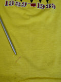 Vintage Screen Stars Shirt 1989 "Oklahoma Centennial" Single Stitch Made In USA Gelb L