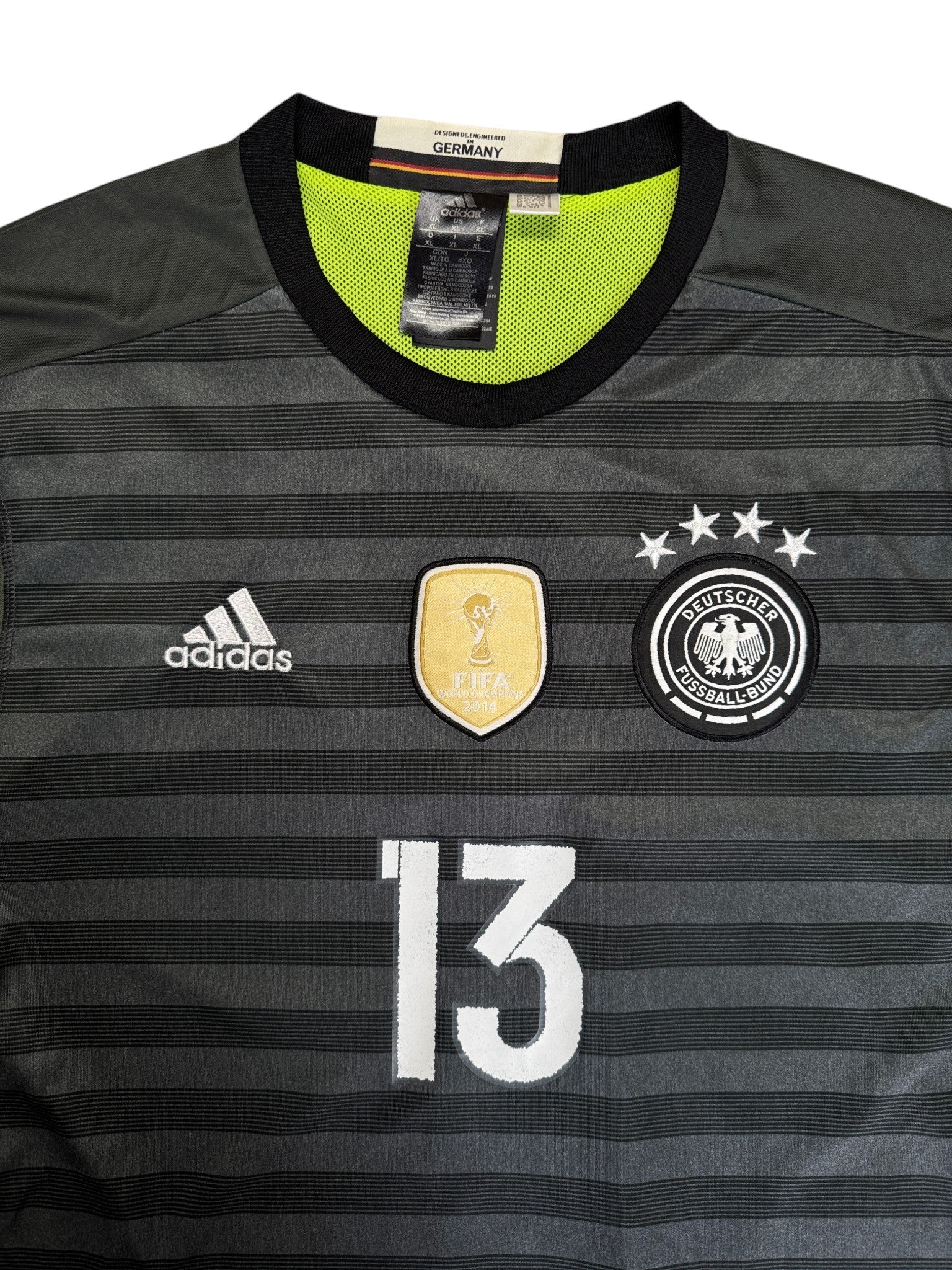 2015 Adidas Trikot DFB #13 Müller Grau