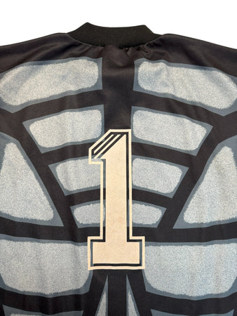 90s Adidas Torwarttrikot "Terminator" Template Made In England Schwarz Grau XL