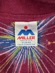 Vintage Miller Shirt "Las Vegas Firework" Made In USA Dunkelrot M