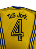 70s Adidas By Erima Trikot Langarm TuS Jork #4 Made In West Germany Gelb Blau 5/6 M