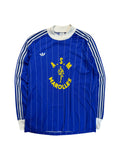 80s Adidas By Ventex Trikot Langarm "ASM Marolles" Blau M-L