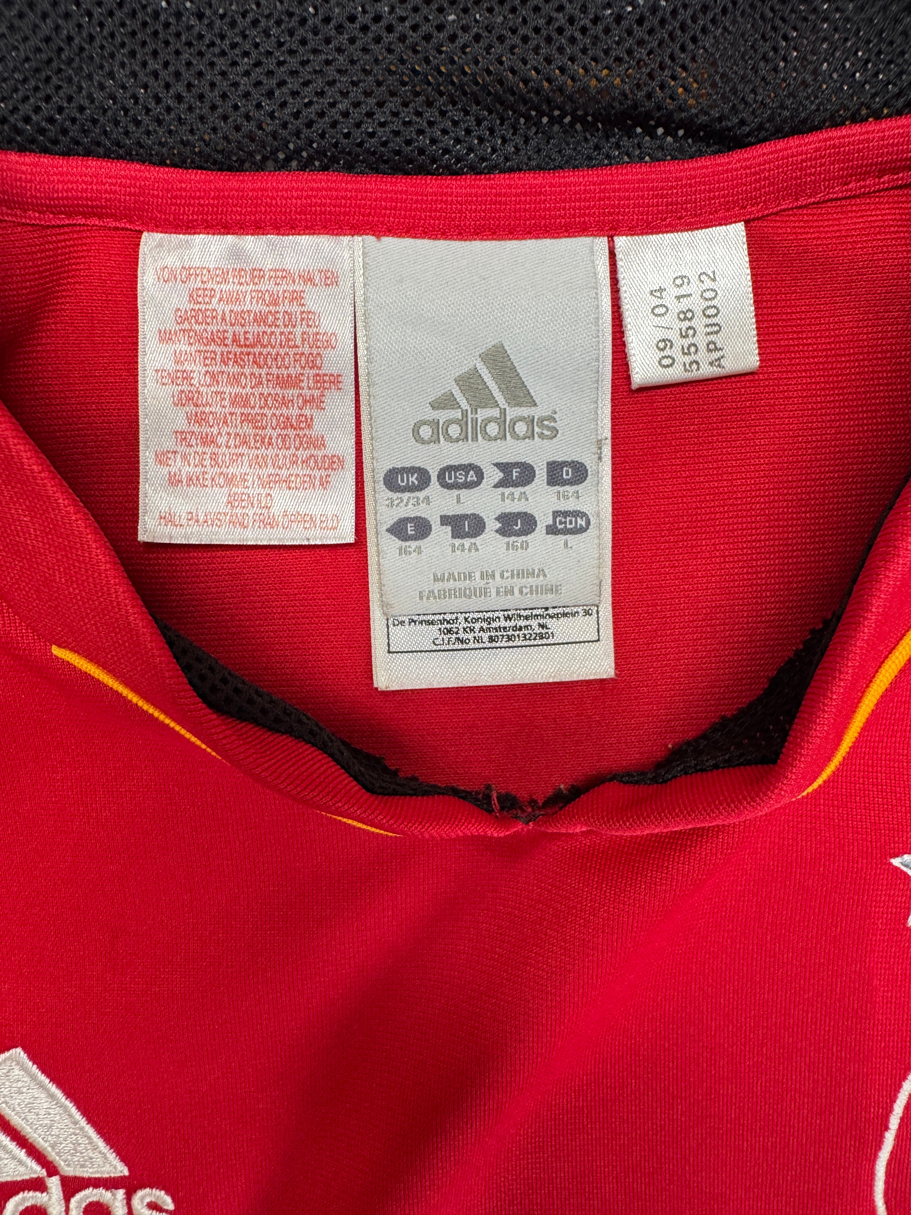 2004 Adidas Trikot DFB Rot Kids D164