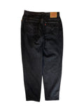 Vintage Levis Jeans 550 Relaxed Fit Tapered Leg Damen Schwarz (16 WM) L