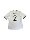 2010 Adidas Trikot DFB #2 Jansen Mit Unterschrift Weiß