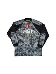 1995-96 Reebok Torwarttrikot Aston Villa "AST Computer" Schwarz Grau (38"/40") M