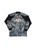 1995-96 Reebok Torwarttrikot Aston Villa "AST Computer" Schwarz Grau (38"/40") M
