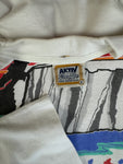 Vintage Golden Line Shirt "Norway Nordkapp" Single Stitch Weiß L