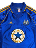 1998-99 Adidas Trikot Newcastle United Brown Ale Made In England Blau S